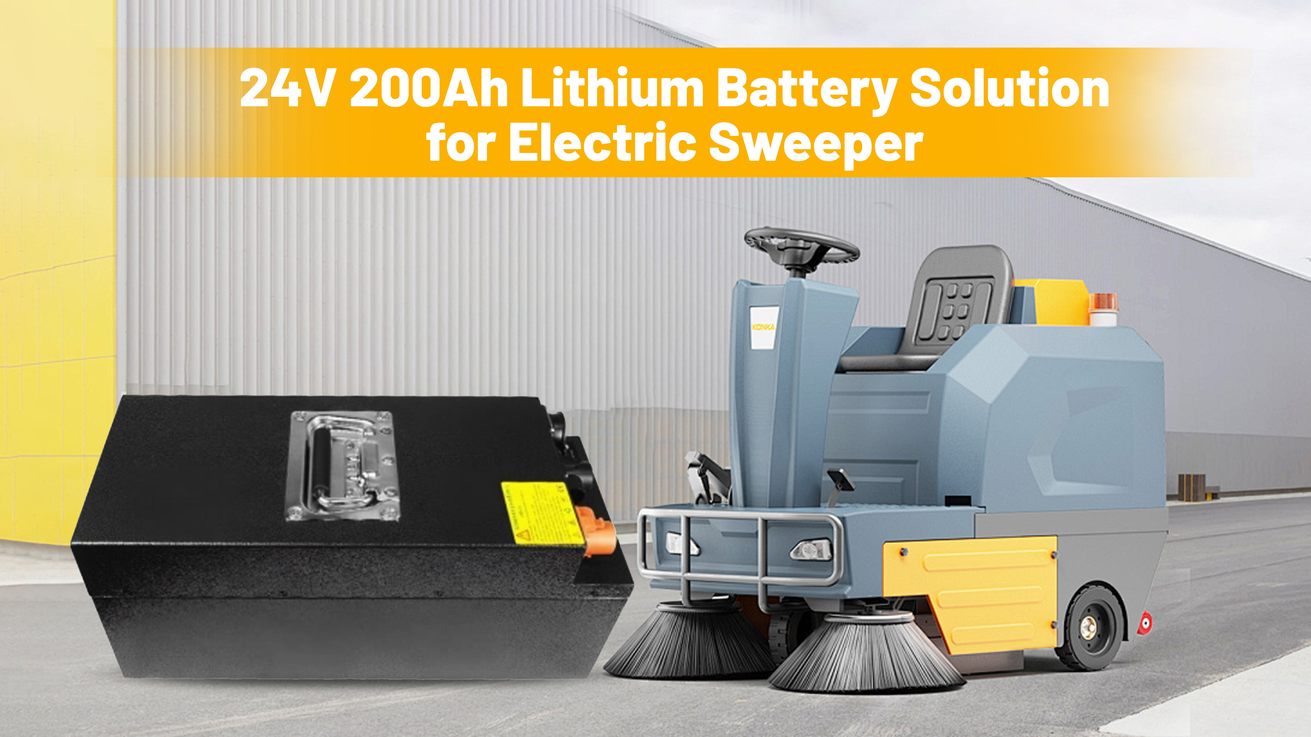 kasus perusahaan terbaru tentang 24V 200Ah LiFePO4 Battery Solution for Electric Sweepers – Lead-Acid Replacement
