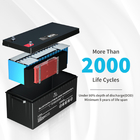 OEM ODM LiFePO4 lithium battery 12V 200Ah Lithium Battery Customized battery lifepo4 lithium battery W/ Bluetooth