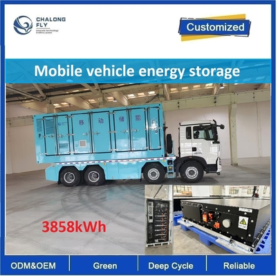 CLF Lithium Battery LiFePO4 battery Energy Storage Cabinet Vehicle Mobile Energy Storage System 100kwh 200kwh