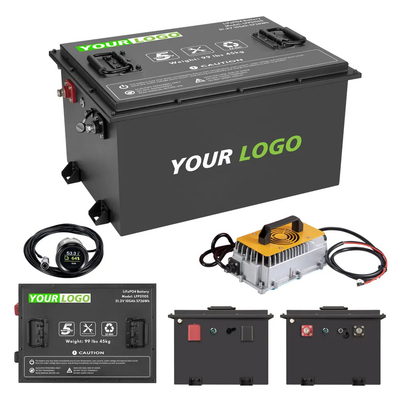 Waterproof Standard IP67 ODM EV Lithium Battery Pack For AGV 24V 48V 60V 72V 80V Lifepo4 With Smart BMS For Electric Yacht