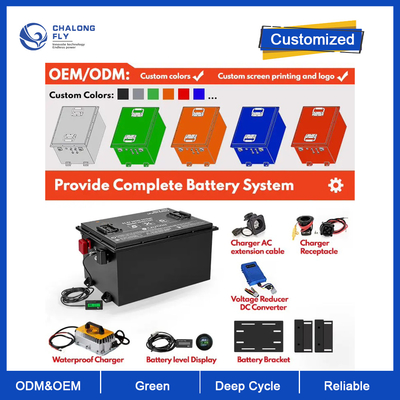 Waterproof Standard IP67 ODM EV Lithium Battery Pack For AGV 24V 48V 60V 72V 80V Lifepo4 With Smart BMS For Electric Yacht