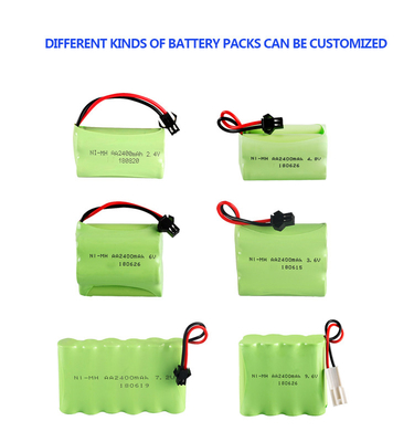 CLF OEM 3000mAh Nickel Metal Hydride (NiMH) Cylindrical Rechargeable Battery Cell 1.2V SC Medical Toys 7.2V MSDS Certified