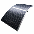 ETFE PET 200w Semi Flexible Solar Panel Monocrystalline For Caravan
