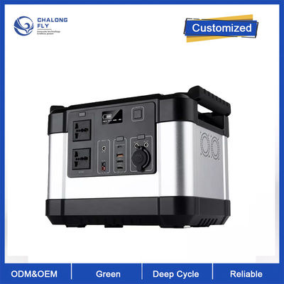 Baterai Lithium Lifepo4 OEM ODM 500W Portable Power Station 1000W Tata Surya Energi 2000WGenerator Listrik Luar Ruangan