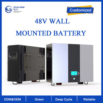 LiFePO4 Baterai Lithium Perumahan Baterai penyimpanan energi surya Siklus dalam OEM ODM 48V 100AH 200AH Paket Baterai Lithium