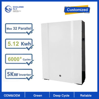 LiFePO4 Lithium Battery 48V 100AH 200AH Baterai Lithium Ion Custom 5KW 10KW Powerwall Untuk Sistem Penyimpanan Surya Rumah