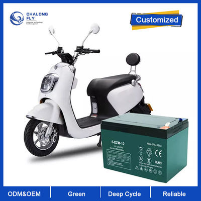 12V 24V 48V 100AH 40AH 200AH 300AH Deep Cycle OEM ODM Storage Gel Lead Acid Battery Untuk E-Bike/Motorcycle/Wheelchair