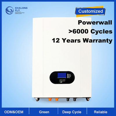 OEM ODM LiFePO4 baterai lithium Baterai rumah cadangan dipasang di dinding Paket baterai isi ulang 5kwh 7kwh 10kwh paket baterai lithium