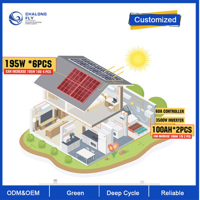 Paket Baterai Surya Lithium Lifepo4 5KW untuk Sistem Penyimpanan Energi Terhubung Jaringan