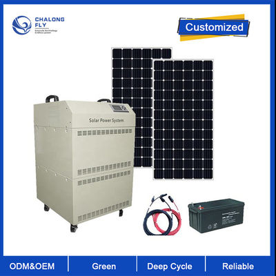 OEM ODM lifepo4 baterai lithium 3kw Off Grid Sistem Panel Surya Darurat Generator Listrik Rumah Baterai lithium