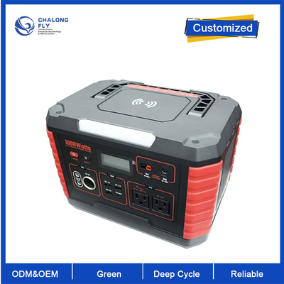 OEM ODM lifepo4 baterai lithium 1000W Power Supply Solar Generator paket baterai lithium Untuk RV EV Outdoor Camping