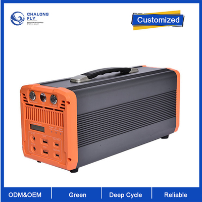 OEM ODM LiFePO4 baterai lithium 700W-UPS luar perkemahan power bank stasiun daya pengisian cepat baterai lithium