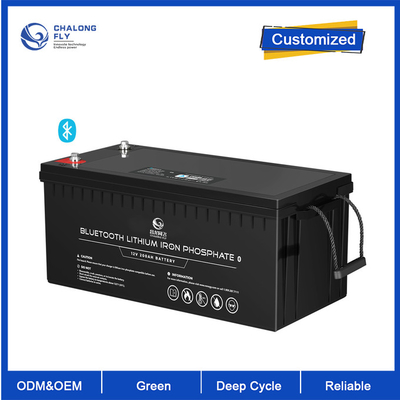 OEM ODM LiFePO4 baterai lithium 12V 200Ah Baterai lithium Baterai lithium yang disesuaikan