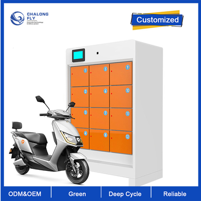 OEM ODM LiFePO4 220V 3200W IP54 Stasiun Penggantian Baterai Dengan Fungsi Alarm Kebakaran Disesuaikan
