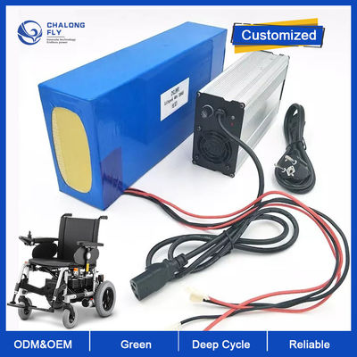 Baterai Lithium LiFePO4 Isi Ulang OEM ODM 24V 36V 48V 60V 50AH 100AH ​​Paket Baterai Lithium Skuter Listrik Mobilitas
