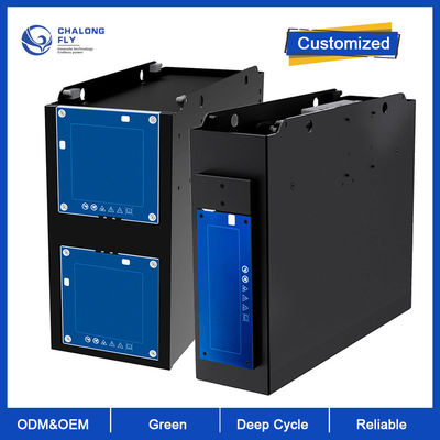 Baterai Lithium LiFePO4 OEM ODM Lithium Ion Baterai AGV Isi Ulang 24V 36V 48V 80AH 150AH 200AH Kendaraan Listrik