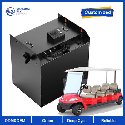 LiFePO4 Lithium Battery Golf Cart OEM ODM 48V 72V 300V 600V 180AH 400AH Lithium Battery Packs Untuk Forklift Listrik
