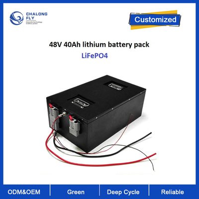 Paket Baterai Lithium LiFePO4 OEM Dengan Komunikasi RS485 AGV RGV Golf Cart Robot Sepeda Motor Skuter dengan 6000 sepeda