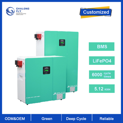 Paket Baterai Lithium Ion yang Disesuaikan LifePo4 24V 48V 200Ah Baterai Powerwall Untuk Sistem Penyimpanan Energi Rumah Surya
