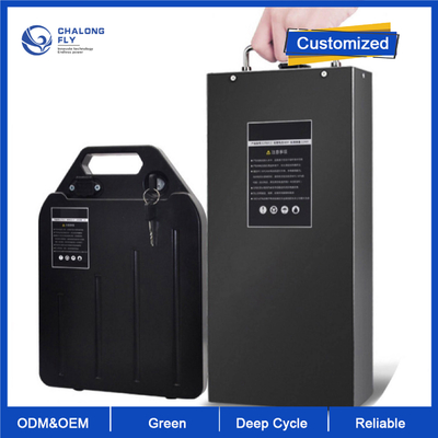 Baterai lithium LiFePO4 untuk skuter listrik 36v 48v 60v 72v 96v E skuter baterai yang bisa dilepas