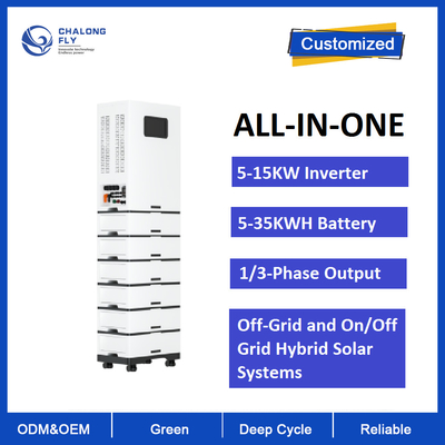 Inverter Baterai Lithium LiFePO4 Rumah Tangga 5000W LFP Tenaga Surya Terbarukan