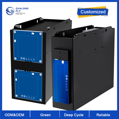 OEM ODM Baterai Lithium LiFePO4 yang Disesuaikan Tahan Debu 48V 100Ah 150Ah 200Ah paket baterai lithium