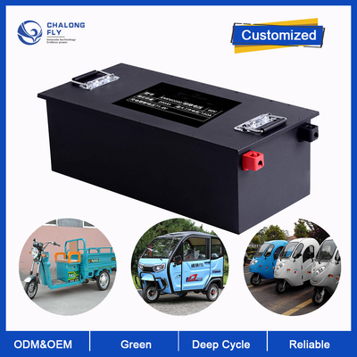 LiFePO4 Lithium Battery 80AH 120AH 300AH Disesuaikan 48V 60V 76V 96V Lithium-ion Battery Untuk Electric Wheelchair/Tricycle