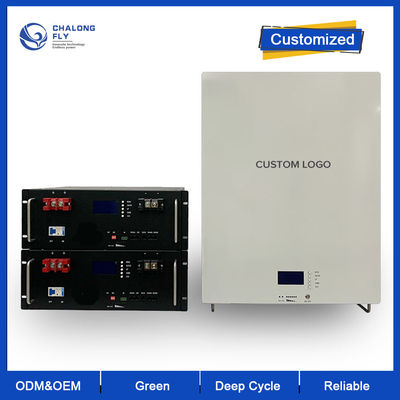 Baterai Lithium LiFePO4 penyimpanan energi surya rumah 48V 5Kwh 7Kwh 10Kwh 100Ah 200Ah