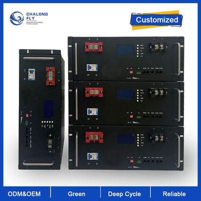 LiFePO4 Baterai Lithium 48V 100AH 200AH Energi penyimpanan Daya Sistem Surya Baterai Li-ion