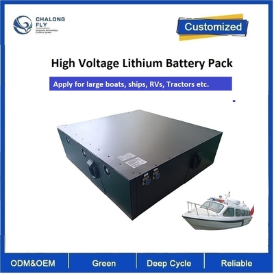 LiFePO4 Perahu Listrik Kapal Traktor Baterai Litium Paket Litium Ion Prismatik LFP IP67 320V 80AH 100AH 200AH