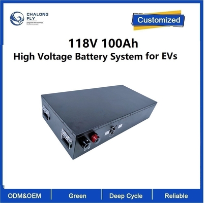 118V 100Ah Sistem Baterai Tegangan Tinggi Paket Baterai Lifepo4 Dengan BMS lifepo4 baterai lithium baterai sepeda motor listrik