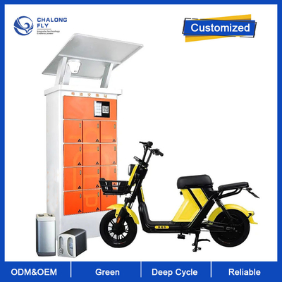 OEM ODM Kabinet Pengisian Publik Stasiun Pertukaran Baterai untuk Skuter Sepeda Motor E-Bike