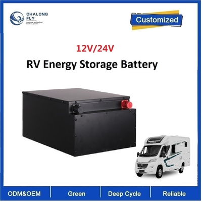 CLF Lithium Iron Phosphate Baterai LiFePO4 100Ah 200Ah 300Ah 400Ah 12V 24V Untuk RV Camper Boat