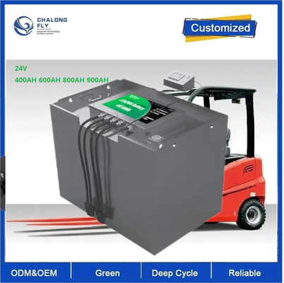 CLF OEM 24V600Ah LiFePO4 Lithium Iron Phosphate Battery Untuk Toyota Heli Forklift AGV Robot Scooter