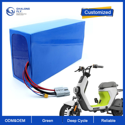 Baterai Lithium LiFePO4 Disesuaikan 24V 36V 48V 60V 30AH Baterai Li-Ion 40AH 60AH 80AH Untuk Kursi Roda/E-Motor