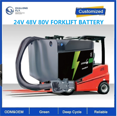 CLF 24V 48V 300Ah 400Ah OEM ODM LiFePO4 Lithium Iron Phosphate Battery Power Pack untuk Forklift AGV Robot Golf Cart