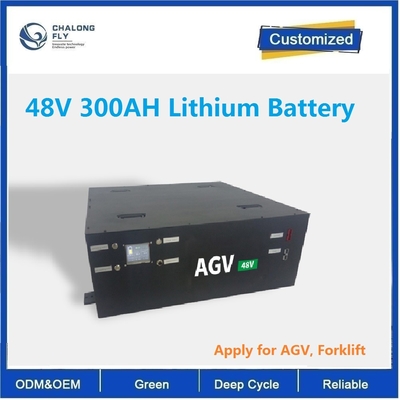 CLF OEM ODM Electric Forklift AGV RGV RGV Power Car Lifepo4 Lithium Baterai Paket OEM 24V 48V 100Ah 200Ah 300Ah 50Ah