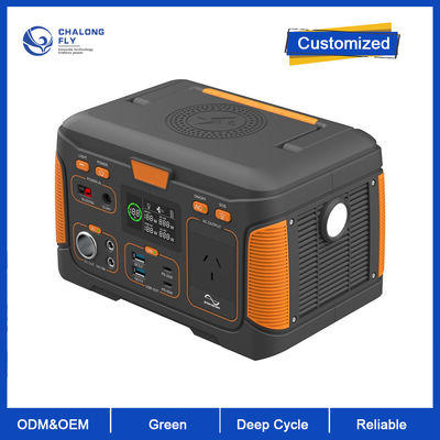 Stasiun Daya Portabel 500W dengan Pengisian Tenaga Surya - Cadangan Darurat & Berkemah di Luar Ruangan