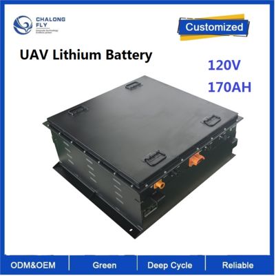 120V 170Ah 3000 Siklus Paket Baterai LiFePO4 untuk Kendaraan Tanpa Awak
