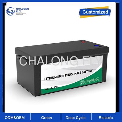 Weran Kapasitas Tinggi 12V 400Ah LiFePO4 Baterai Penyimpanan Energi Surya RV Marine Lithium Ion Pack dengan Sertifikasi UN38.3