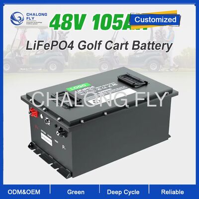 Baterai Kereta Golf 36V 52AH dengan Sel Baterai Lithium Grade A dan Umur 4000 Siklus