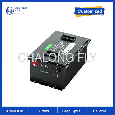 48V 100Ah LiFePO4 Golf Cart Baterai dengan 4000+ Siklus dan Dibangun-in 200A BMS untuk Universal Fit