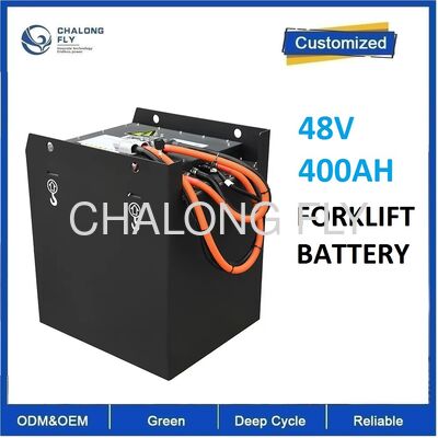 Baterai Lithium 48V 400Ah dengan Smart BMS dan Pengecas Cepat untuk Forklift Listrik