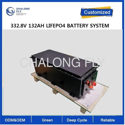 Sistem Baterai CLF OEM 332.8V 132Ah LiFePO₄ Paket Baterai Lithium Tegangan Tinggi Umur panjang untuk Kendaraan Roda Rantai Konstruksi