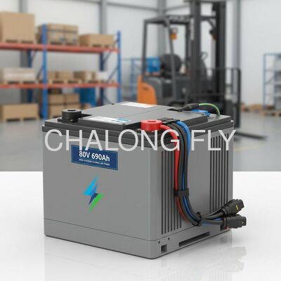 Baterai lithium forklift 150 kg dengan sel baterai kelas A dan tegangan 48V untuk penanganan bahan berat