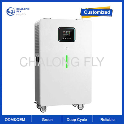 Baterai LiFePO4 Tahan Lama dengan Masa Pakai Hingga 10 Tahun Kotak Penyimpanan Energi Surya Rumah 6,2 KW Sistem Energi Baterai Lithium