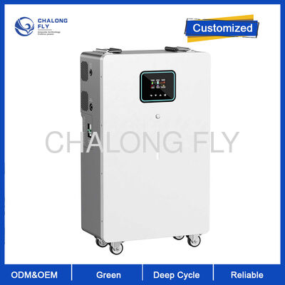 Sistem Penyimpanan Baterai Lithium 10kw 51.2V 48V 200ah Solar Lifepo4 Pack Baterai untuk Dinding Energi Rumah Tangga