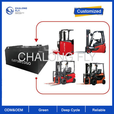 120V 200Ah LiFePO4 baterai forklift
