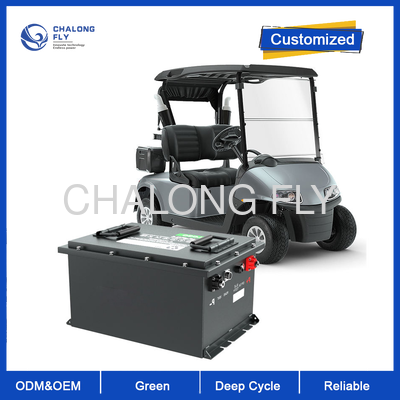 48V 190Ah Baterai LiFePO4 Kapasitas Tinggi dengan 6000+ Siklus dan IP65 Waterproof untuk Golf Carts