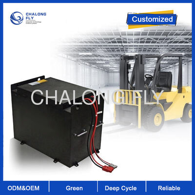 LiFePO4 Forklift Lithium Battery Smart BMS 5000+ Siklus 1C Fast Charge 160Wh/kg CAN Bus IP67 80V 500Ah